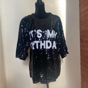 It’s My Birthday Sequin Tunic/Dress
